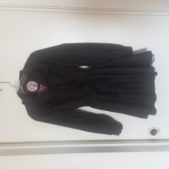 XXI Twist Polka Dot Full Button Down Dress Sz S - Picture 1 of 13